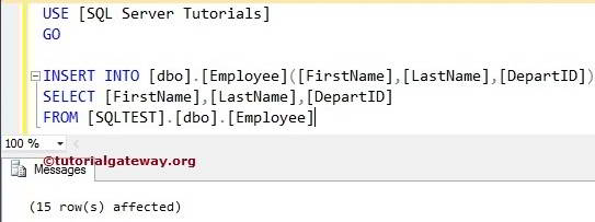 SQL INSERT INTO SELECT Statement 2