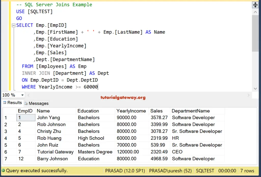 SQL JOIN WHERE Clause Example 17