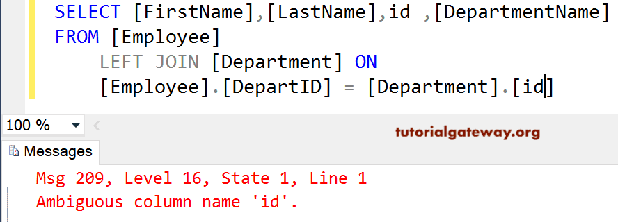 Sql Left Join Sql Left Outer Join