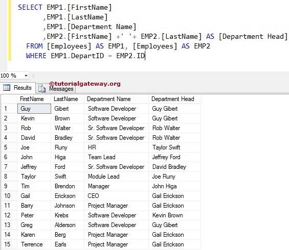 SQL SELF JOIN Table to itself 2