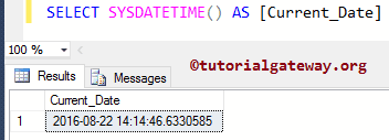 Current Date and Time 1