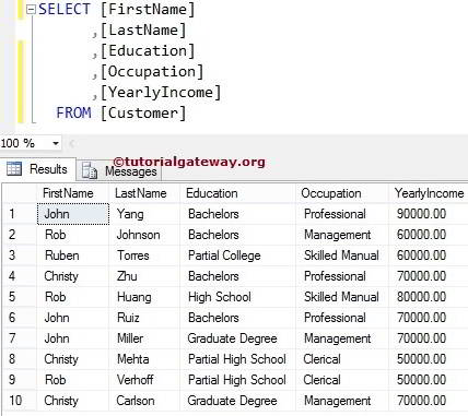 SQL STDEV FUNCTION