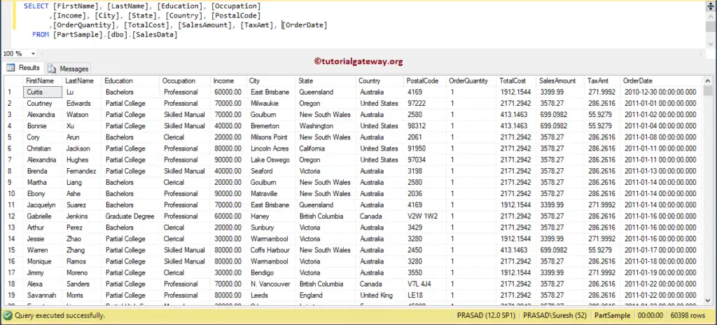 SQL Table Partitioning using SSMS 1