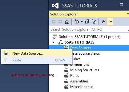 SSAS Data Source 1