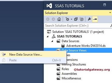 SSAS Data Source View 1