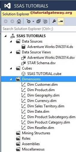 SSAS Database Dimension
