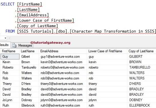 Character Map Transformation in SSIS 10