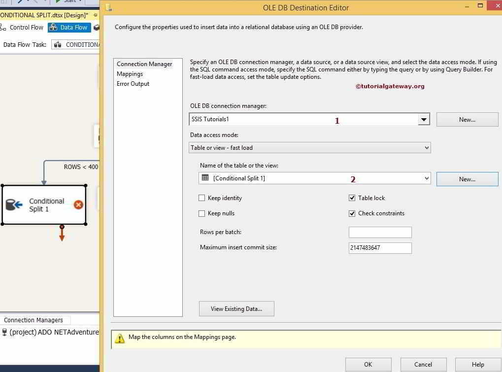 Conditional Split Transformation in SSIS 7