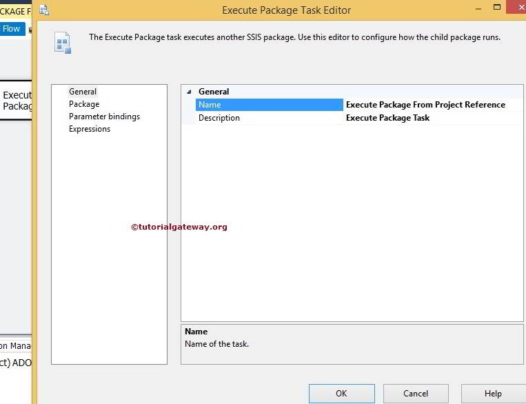 SSIS Execute Package Task Project Reference 1