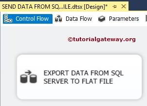 SSIS Export Data from SQL Server to Flat File 1