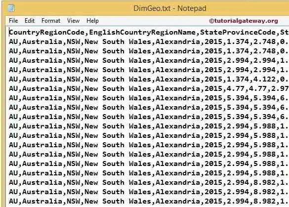 Export Data from SQL Server to Flat File in SSIS 12