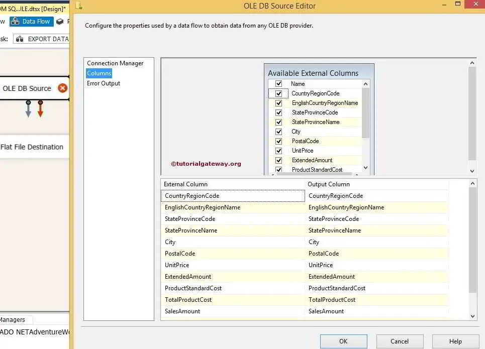 Export Data from SQL Server to Flat File in SSIS 4