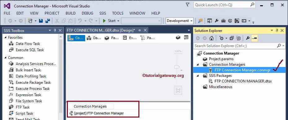 SSIS FTP Connection Manager 7