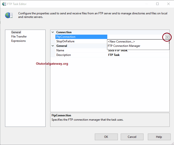 SSIS FTP Task Send Files 9
