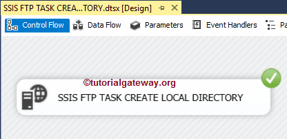 SSIS FTP TASK CREATE LOCAL DIRECTORY 9