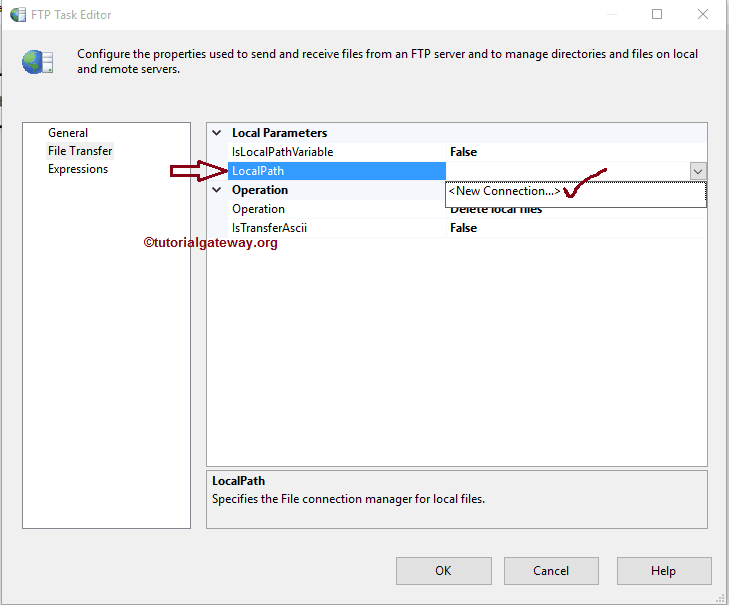 SSIS FTP TASK DELETE LOCAL FILES 4