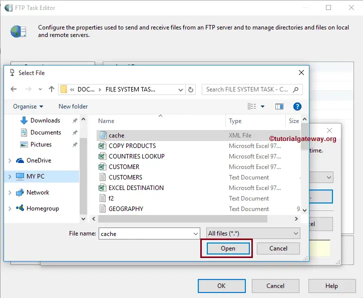 SSIS FTP TASK DELETE LOCAL FILES 6