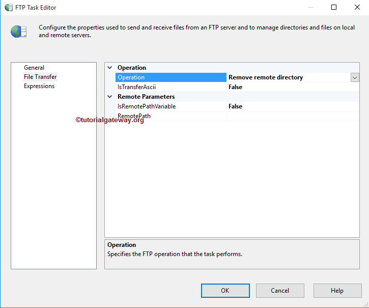 SSIS FTP TASK DELETE REMOTE DIRECTORY 3