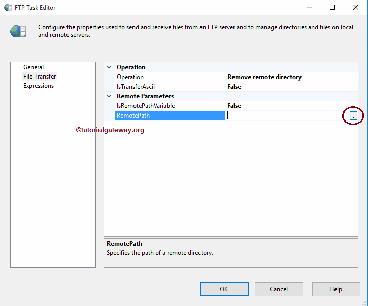 SSIS FTP TASK DELETE REMOTE DIRECTORY 4