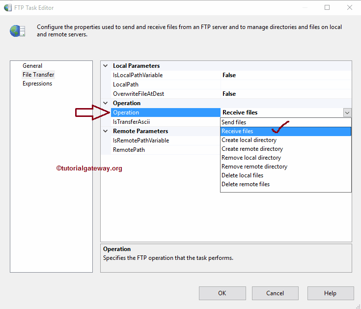 SSIS FTP TASK RECEIVE FILES 4
