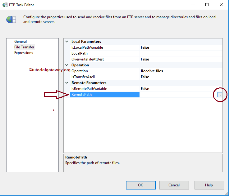 SSIS FTP TASK RECEIVE FILES 5