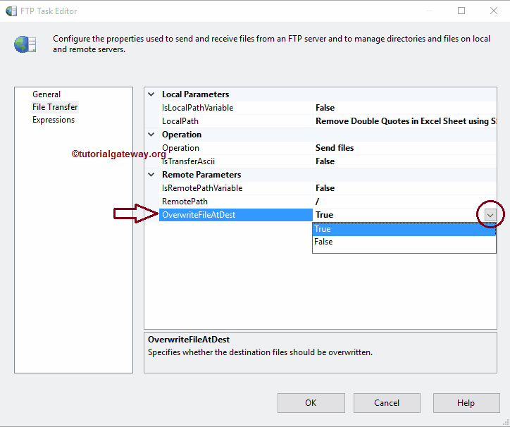 SSIS FTP TASK SEND FILES 6