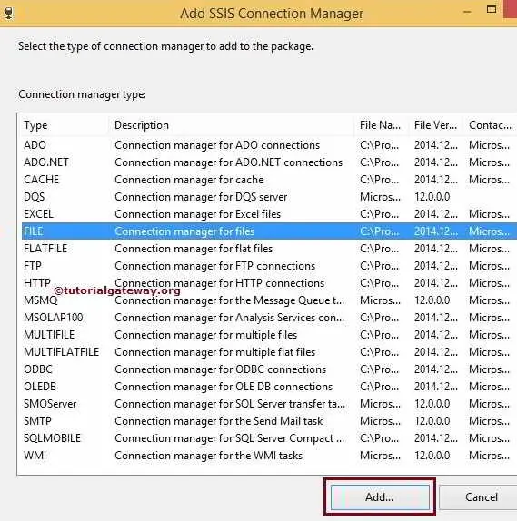 File Connection Manager in SSIS 3