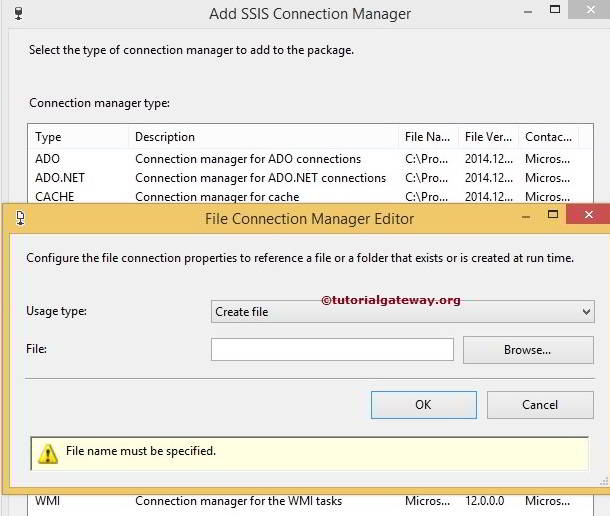 File Connection Manager in SSIS 4