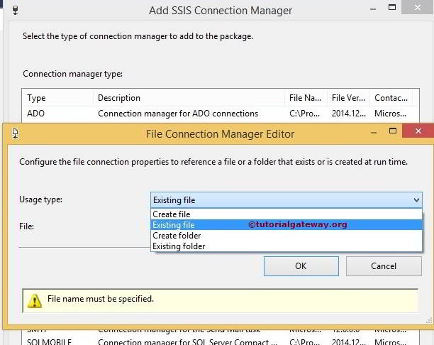 File Connection Manager in SSIS 5