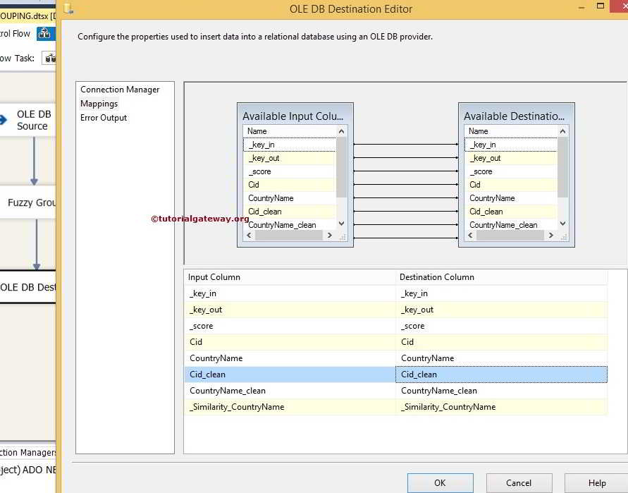 Fuzzy Grouping Transformation in SSIS 11
