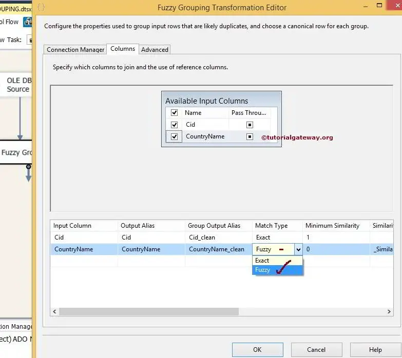 Fuzzy Grouping Transformation in SSIS 6