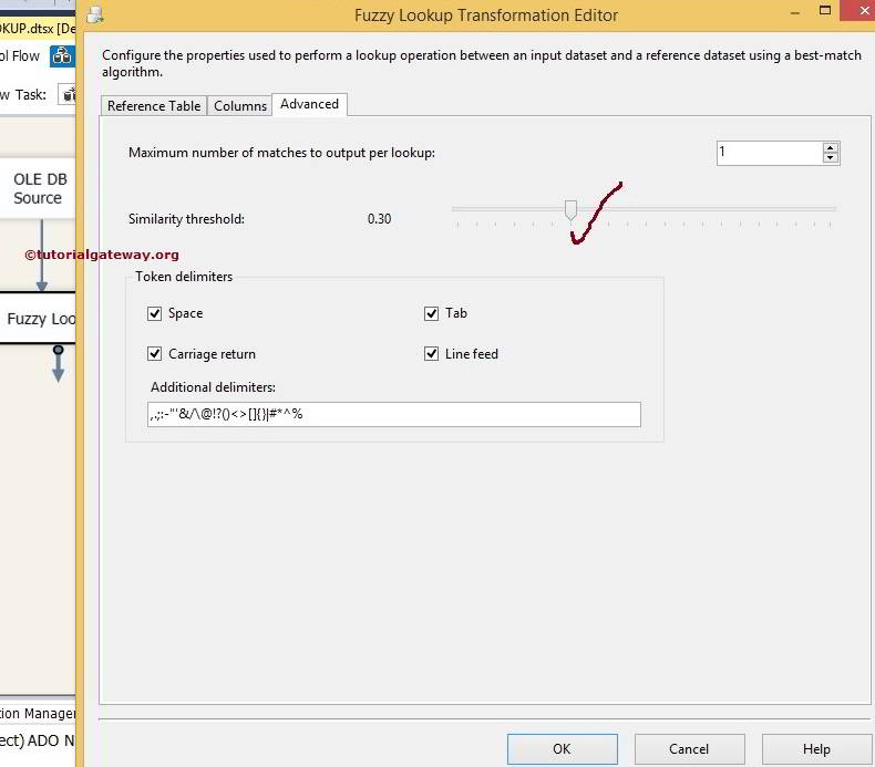 SSIS Fuzzy Lookup Transformation 6