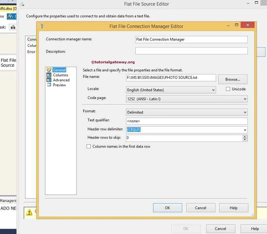 IMPORT COLUMN TRANSFORMATION IN SSIS 5