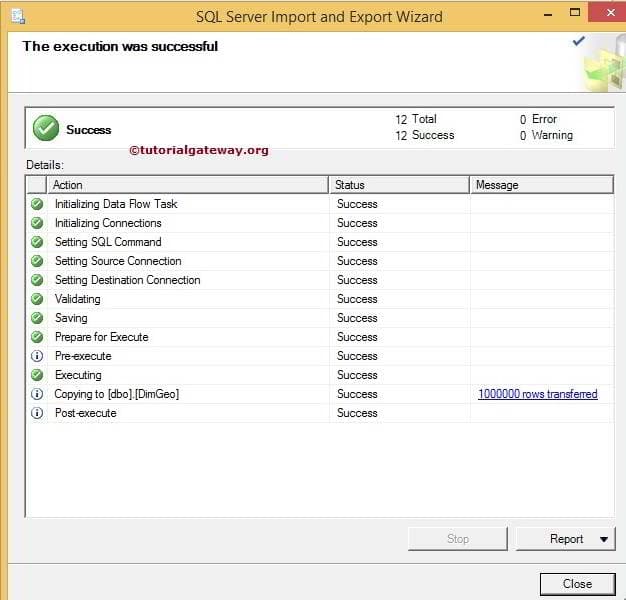Import Data from Flat File to SQL Table Using Import and Export Data Wizard in SSIS 16