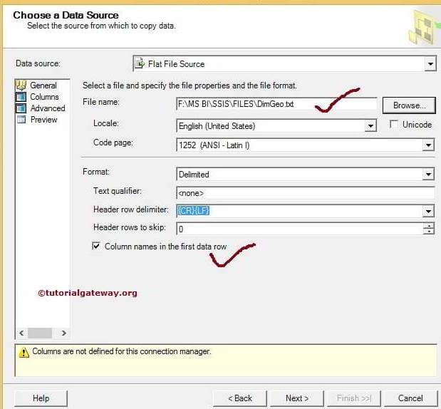 Import Data from Flat File to SQL Table Using Import and Export Data Wizard in SSIS 5