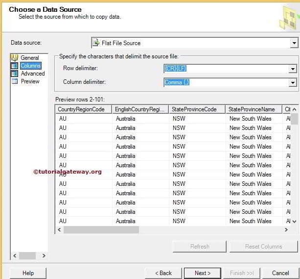 Import Data from Flat File to SQL Table Using Import and Export Data Wizard in SSIS 6