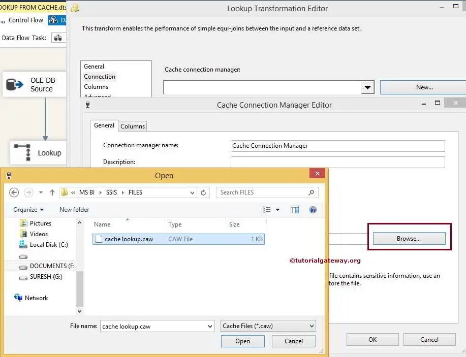 SSIS Lookup Transformation In Full Cache Mode 7