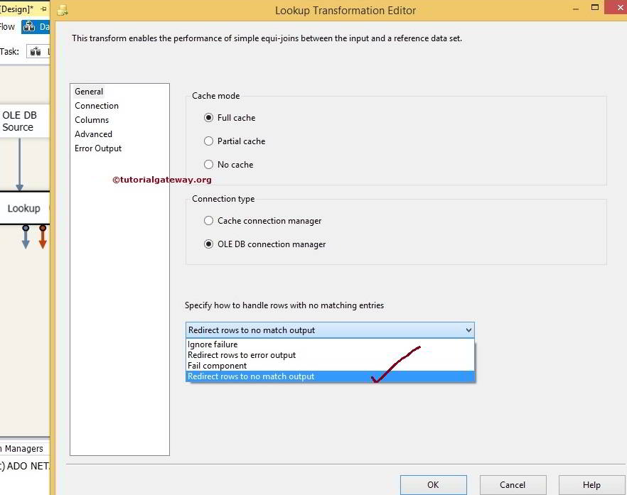 SSIS Lookup Transformation Using OLE DB Connection Manager 6