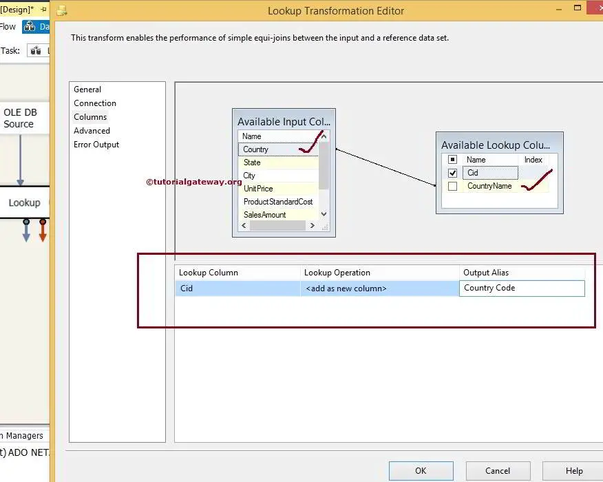 Lookup Transformation in SSIS 9