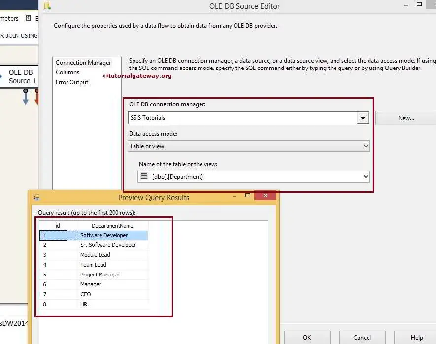 Right Outer Join in ssis Using Merge Join Transformation 4