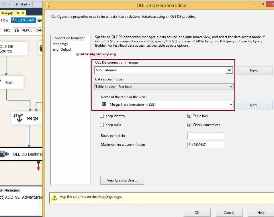 Merge Transformation in SSIS 10