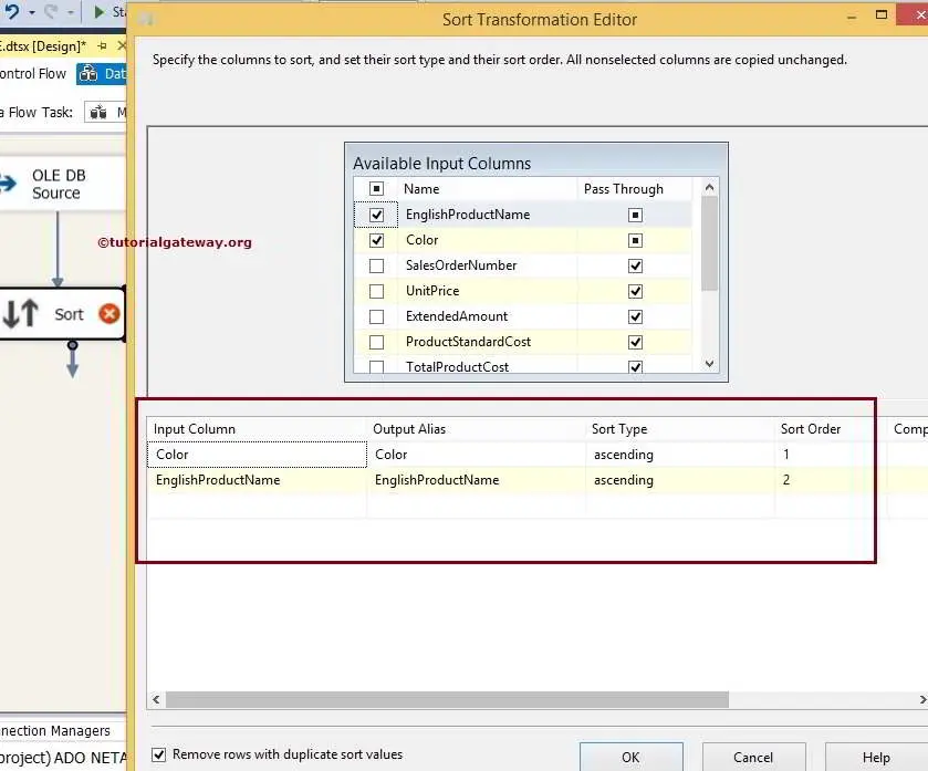 Merge Transformation in SSIS 6