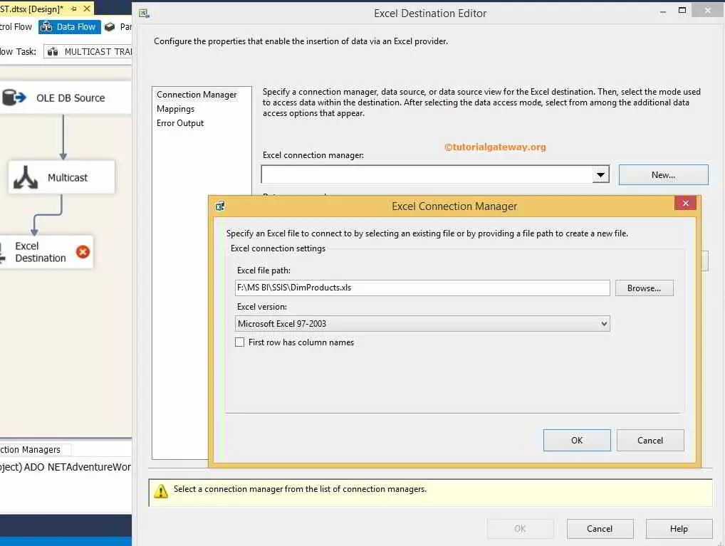 Multicast Transformation in SSIS 6