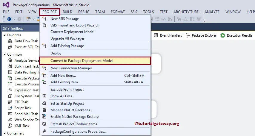 SSIS Package Configuration 11