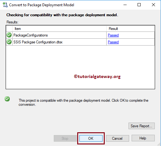Convert To Package Deployment Model Wizard 13