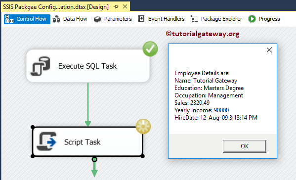 SSIS Package Configuration 9