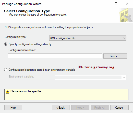 SSIS Package Configuration Using Environment Variable 13