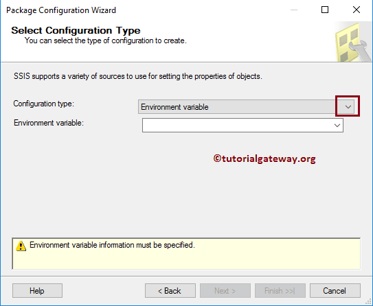 SSIS Package Configuration Using Environment Variable 14