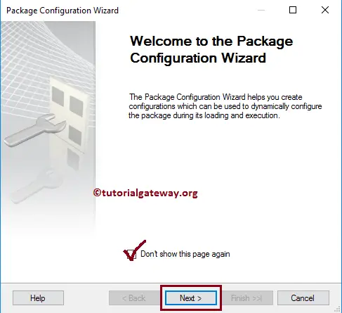 SSIS Package Configuration using Registry Entry 11