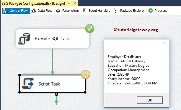 SSIS Package Configuration using Registry Entry 8